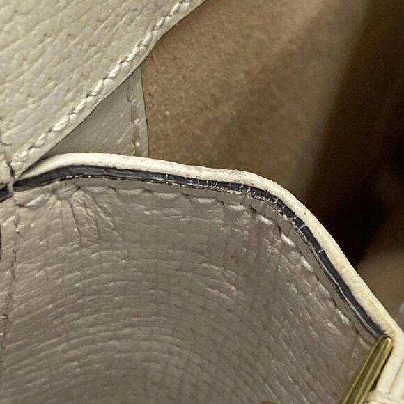 Auth GUCCI Ophidia/Flora 503877 Beige Ebony Cream PVC Leather Shoulder Bag - Picture 15 of 16